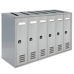 vendita online Casellario postale 6 posti verticale interno - cubo rivista Cassette postali, bacheche e casellari Alubox